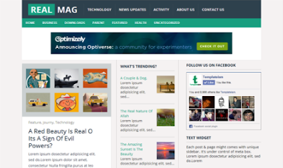 Real Mag - Magazine Responsive Blogger Template