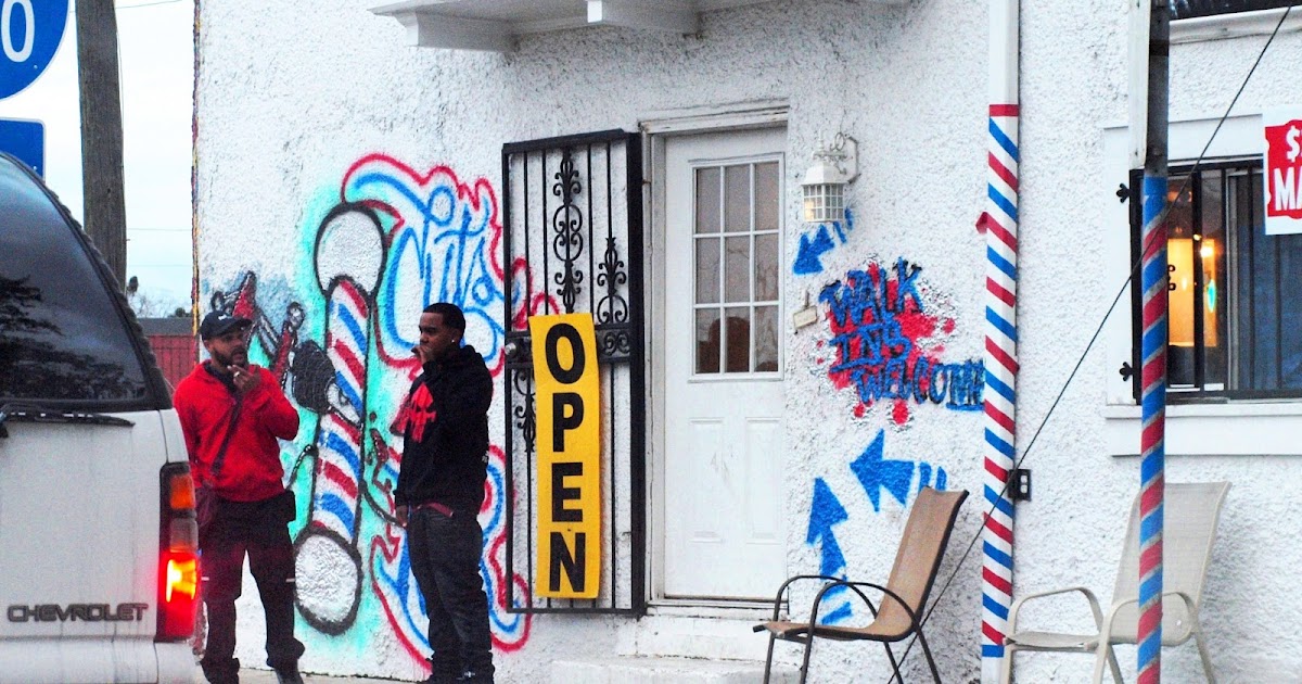 angels and people, life in New Orleans barber shop