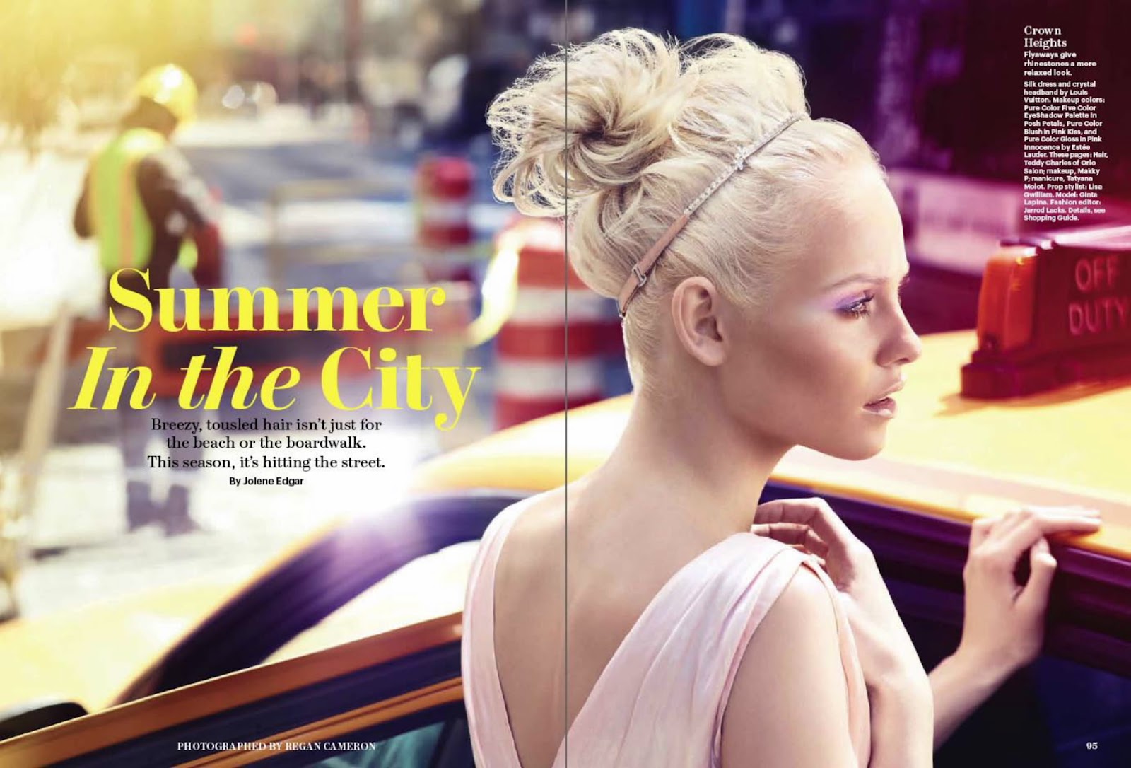 Women Management Preview Ginta Lapina For Allure July 2012