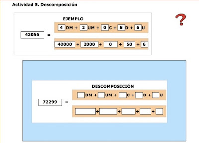 MATEMÁTICAS CUARTO DE PRIMARIA: DESCOMPOSICIÓN DE NÚMEROS DE 4 Y 5 ... MATEMÁTICAS CUARTO DE PRIMARIA: DESCOMPOSICIÓN DE NÚMEROS DE 4 Y 5 ...