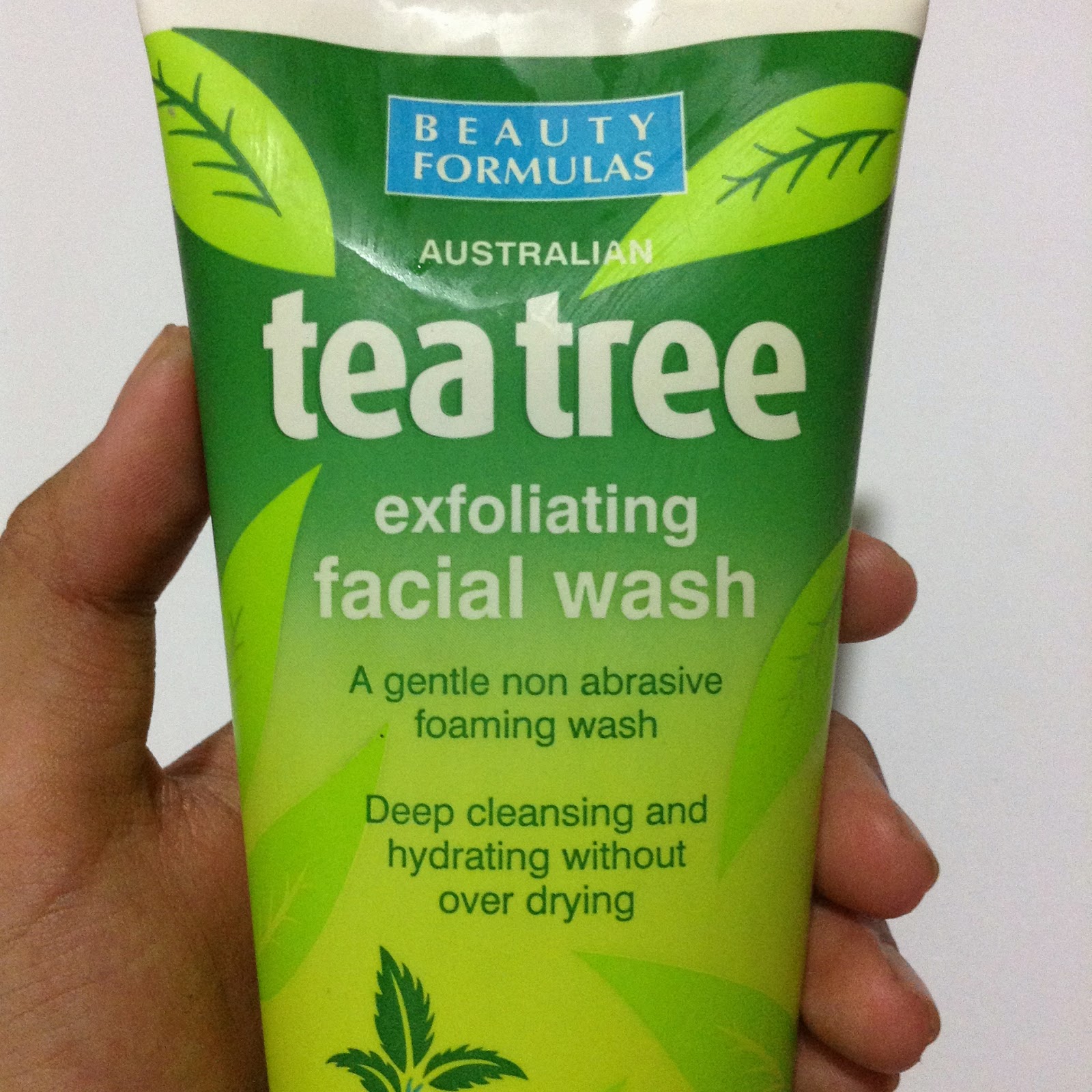 Product Review Beauty Formulas Tea Tree Exfoliating Facial Wash