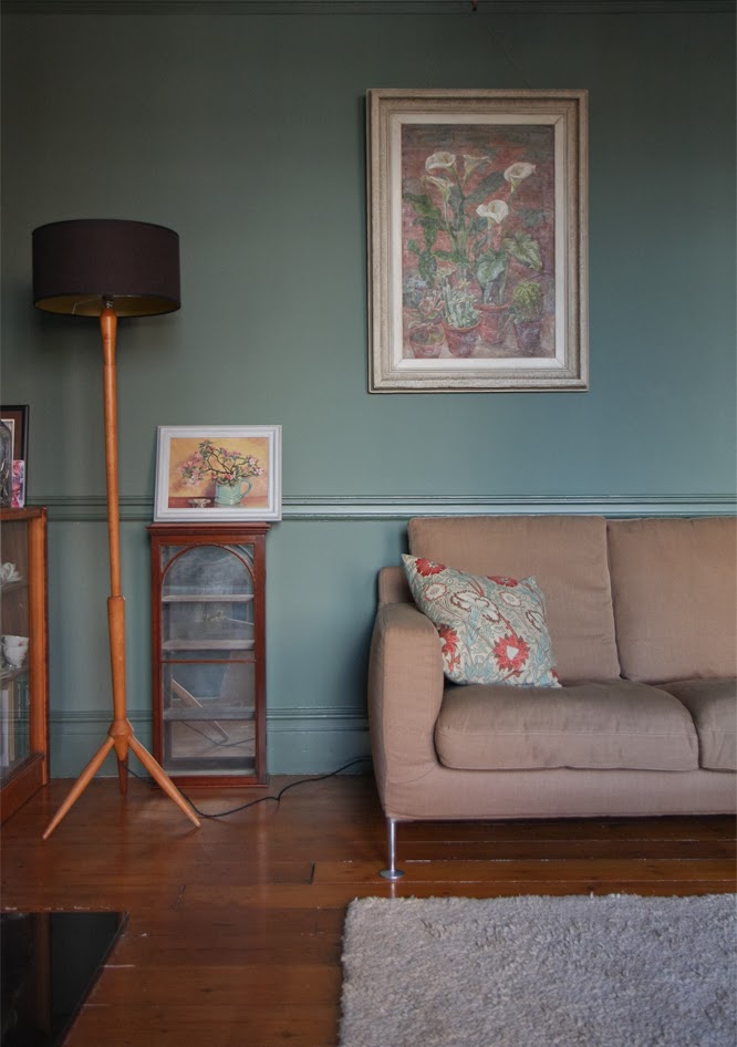 Corner of our sitting room by Alexis at www.somethingimade.co.uk