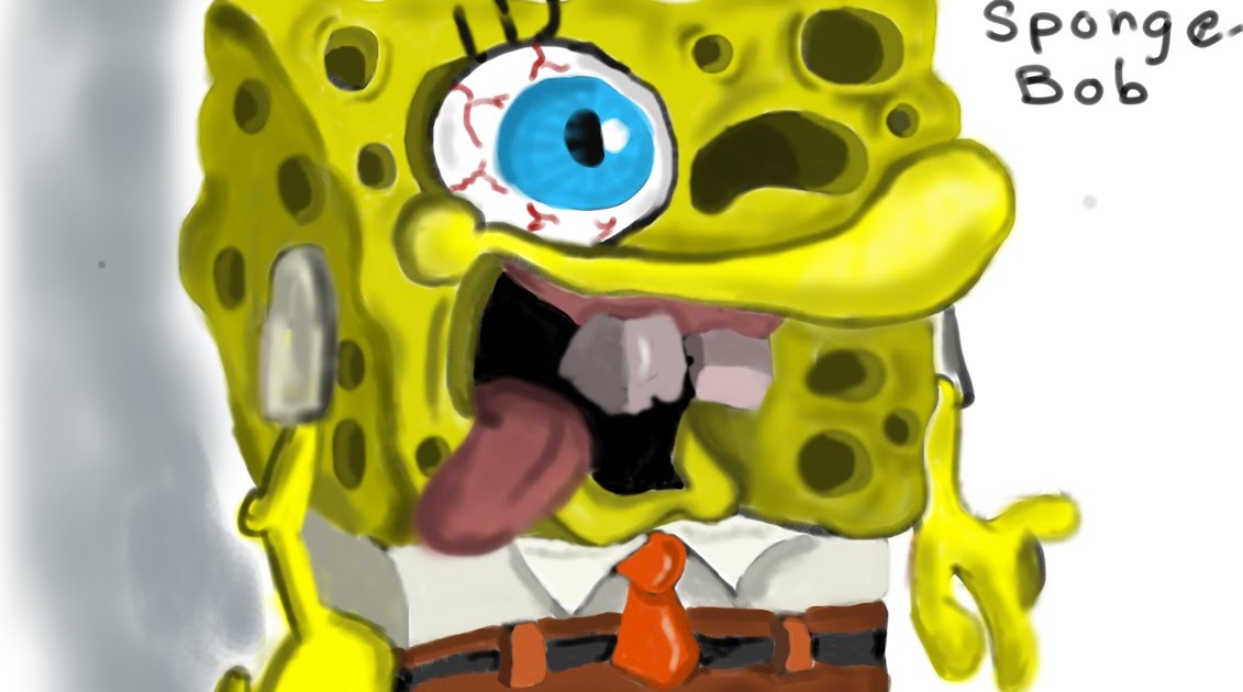 My Art Zombie versions of Spongebob, Patrick and Squidward