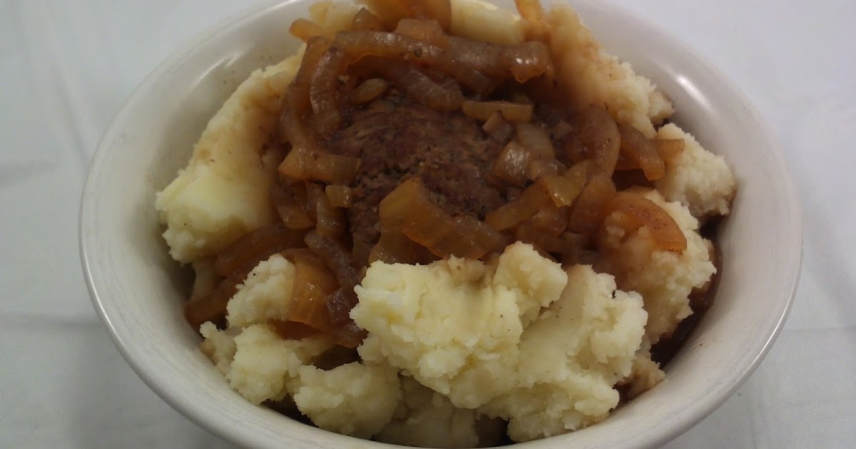 Recipes by the Haggis and the Herring Baba's Panfried Burgers with Onions and Mashed Potatoes