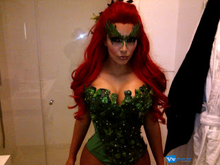 Halloween Costume Poison Ivy Kim Kardashian HD Wallpaper