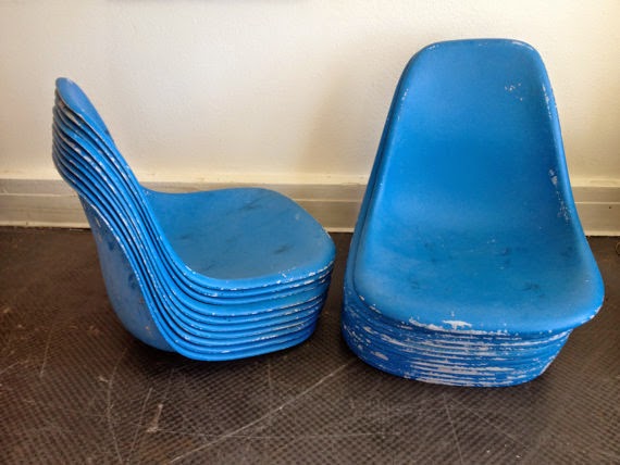 bits and pieces painted eames shell chair restoration