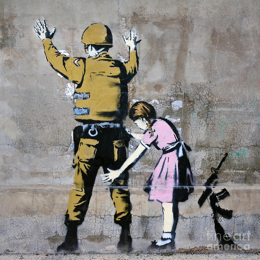 US Republican Congress Lunacy Rant Thread - Page 6 Banksy-soldier-and-girl-stefano-baldini