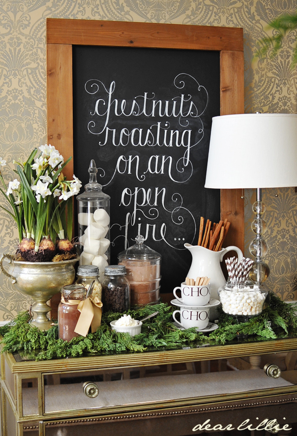 Hot Chocolate Bar • The Diary of a Real Housewife