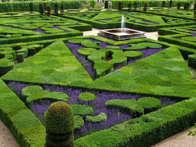 French Garden in Loire Valley