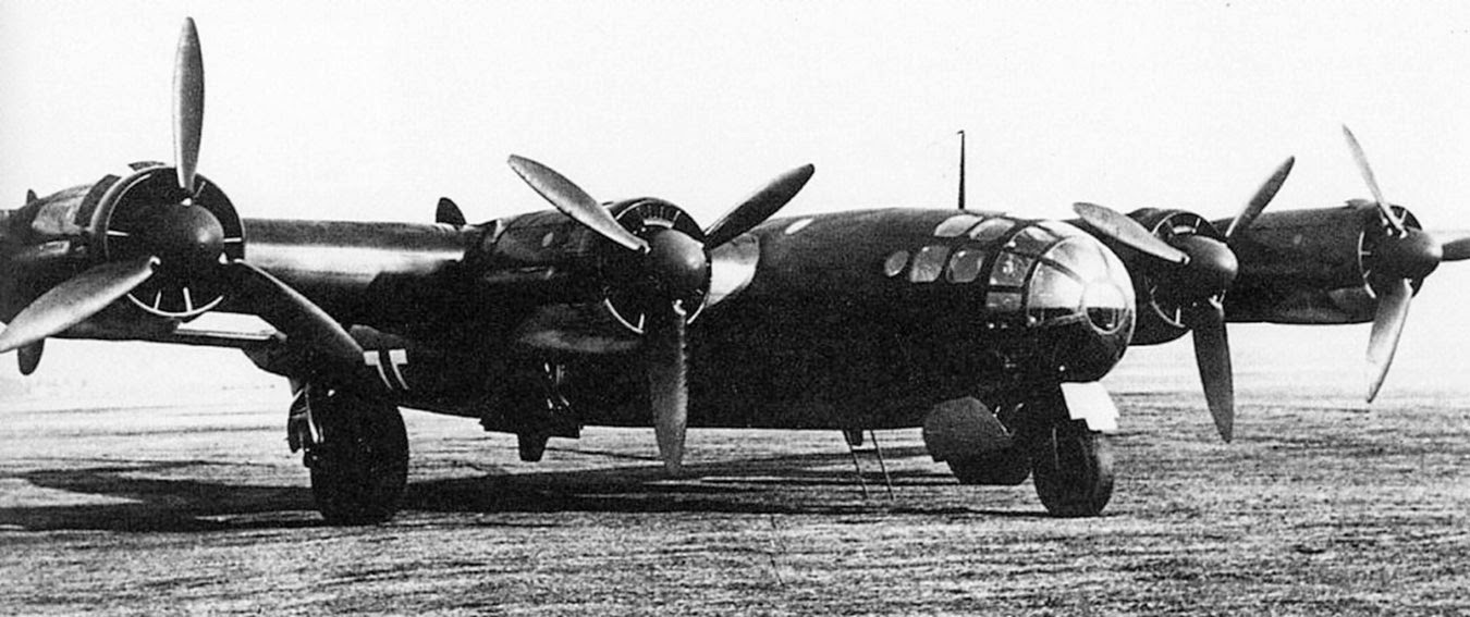 Amerika Bomber Me-264 Messerschmitt+Me+264+Amerika+bomber+,+its+objective+being+able+to+strike+continental+USA+from+Germany,+1942