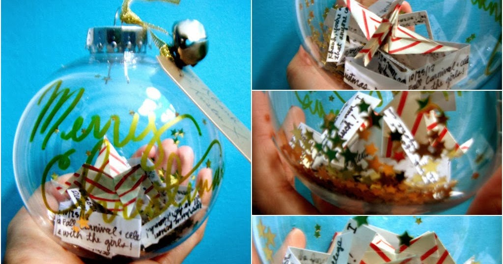 Variety O' Variety Blog: DIY Personalize Christmas Ornament