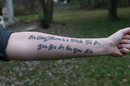 Tattoo Quotes And Sayings life sayings tattoos