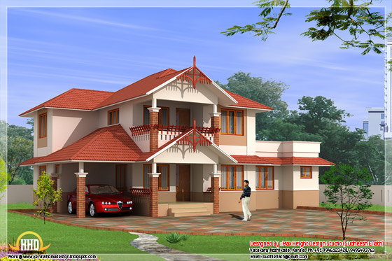 Beautiful Indian home elevation #02