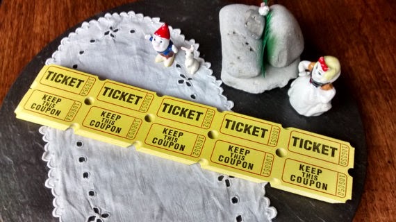 two part raffle tickets