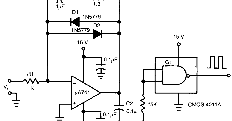 Schematic Diagram Build A Voltage To Frequency Converter