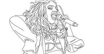 my picture: Lady Gaga Coloring Pages