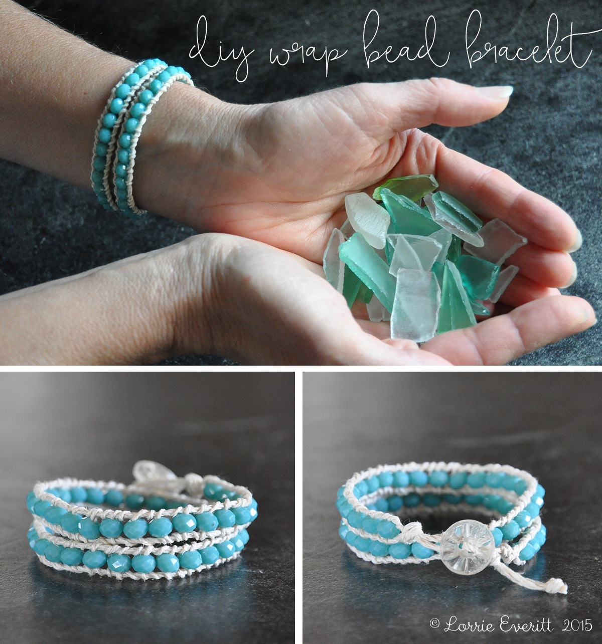 Lorrie Everitt Studio do it yourself wrap bead bracelets
