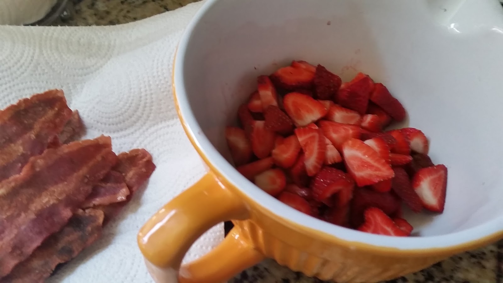 Strawberry Balsamic Bacon Salad
