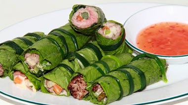 Bò cuốn lá cải Bò cuốn lá cải