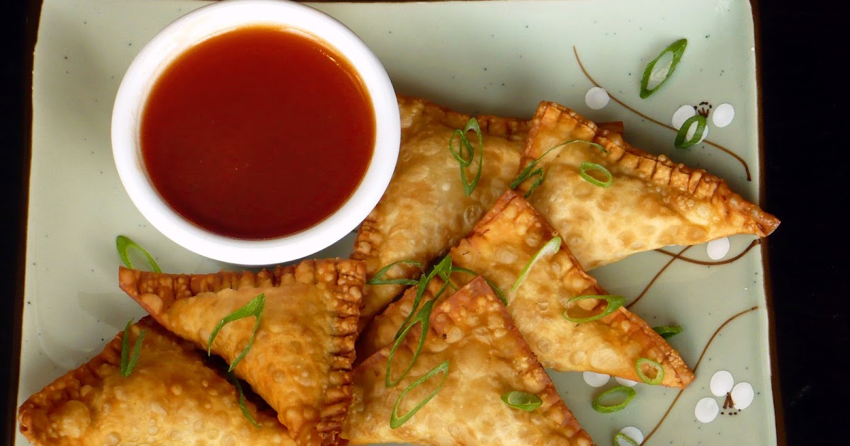 My Favorite Things Crispy Crab Rangoon with a Sweet & Sour Dipping Sauce
