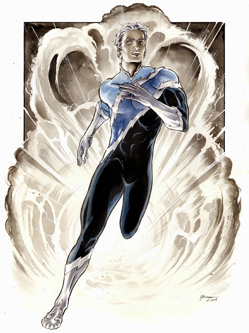 Fashion and Action Quicksilver XMen DOFP Powers Clip, Poster