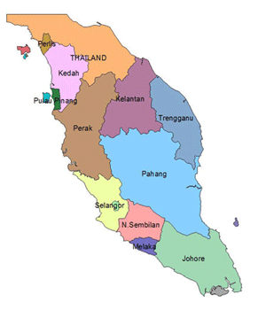 Negeri keluasan terbesar di malaysia