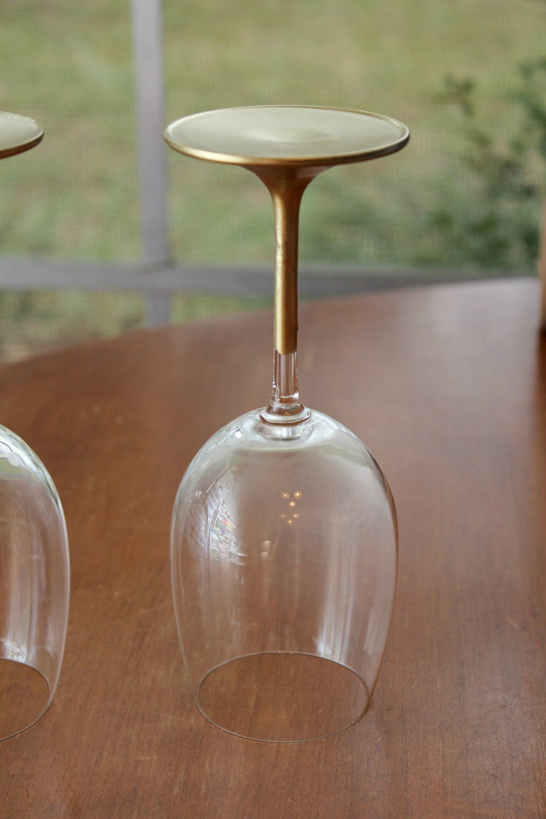 Gold Dipped Wine Glasses TaylorMade