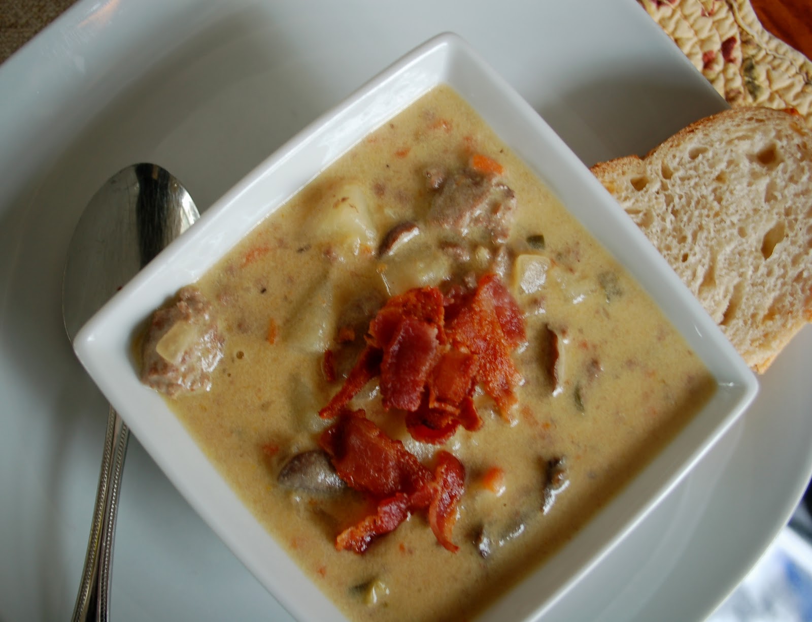 The Spice Garden Cheeseburger in Paradise Soup