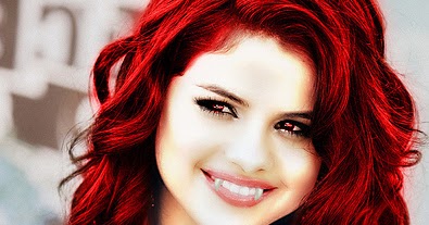 selena gomez with red hair