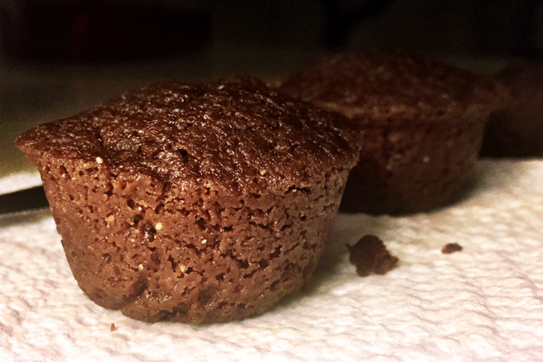 Brownie Bites, Eggless eatTALK food for blog