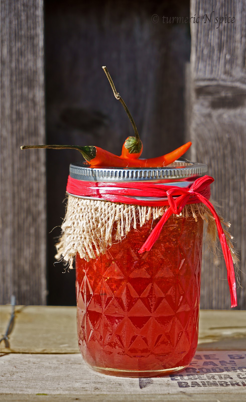 Turmeric n spice Strawberry Jam with a kick