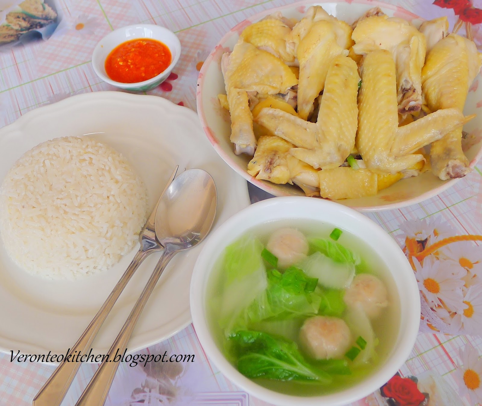 Veronica's Kitchen Chicken Rice And Steamed Chicken