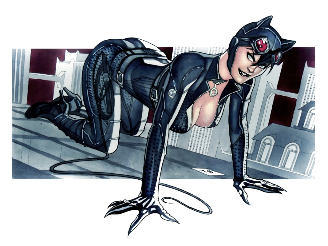 The Comics Girls: Catwoman.