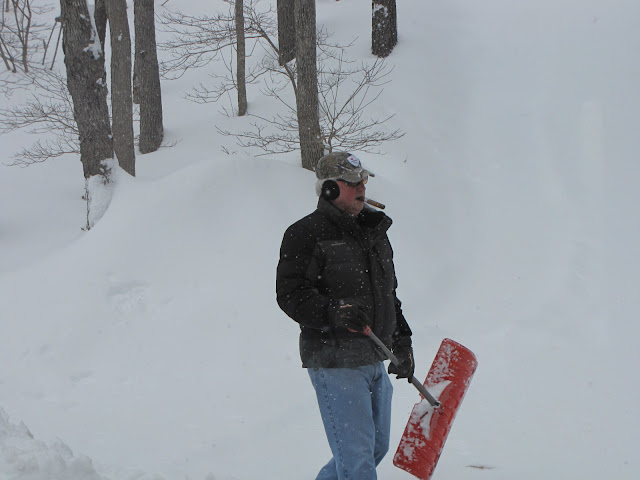 Granny Mountain Extreme Shoveling