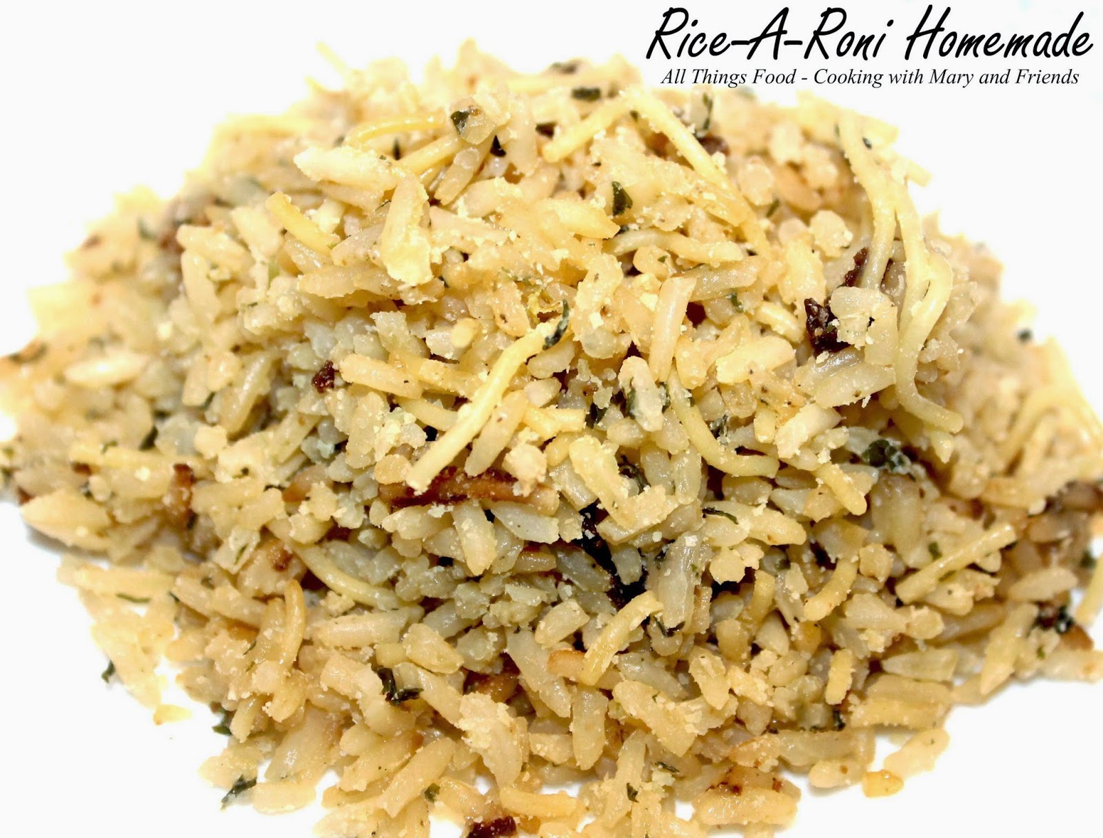 Cooking With Mary and Friends RiceA Roni Homemade