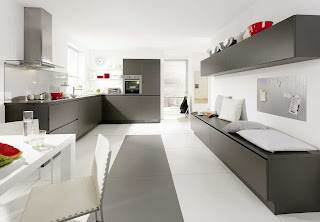 grey kitchen cabinet design