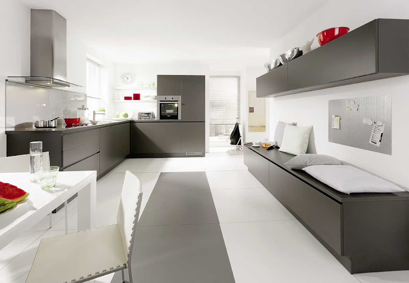 Grey Kitchen Cabinets Design title=