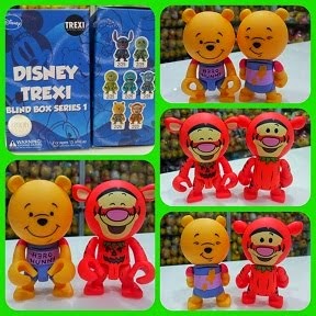 INSTOCK 2013 Disney Trexi  Hero Hunny Pooh & Halloween Tigger Figures