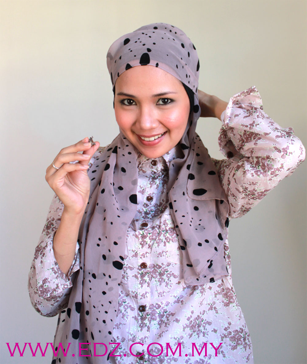 cara pakai pashmina shawl
