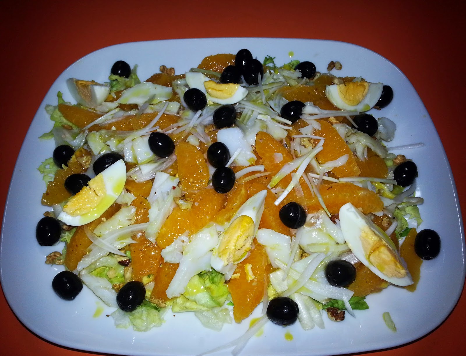 Ensalada De Bacalao Y Naranja
