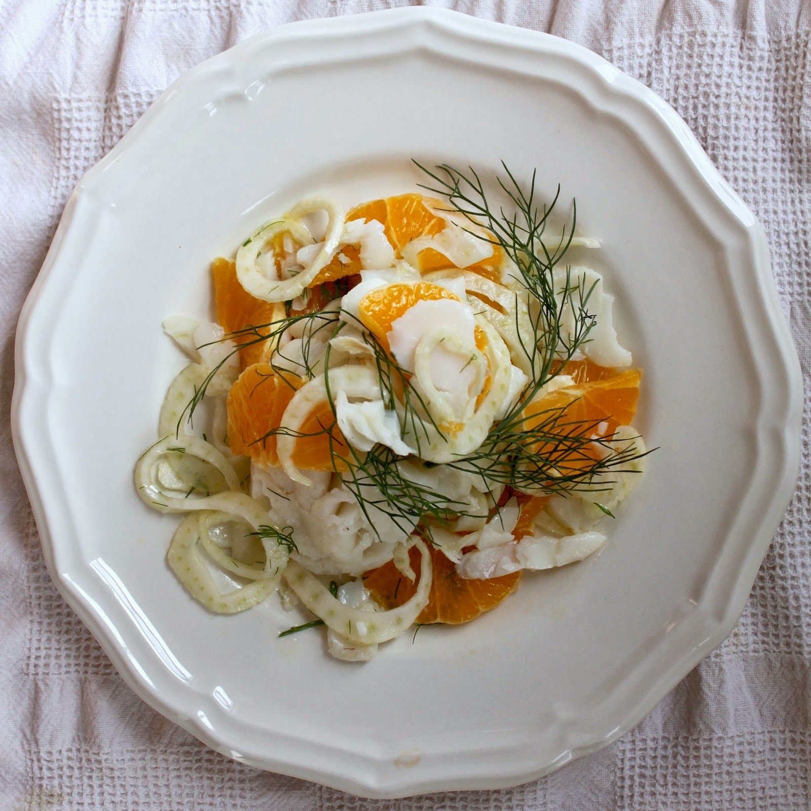 Jenessa's Dinners Poached Cod, Fennel, and Citrus Salad