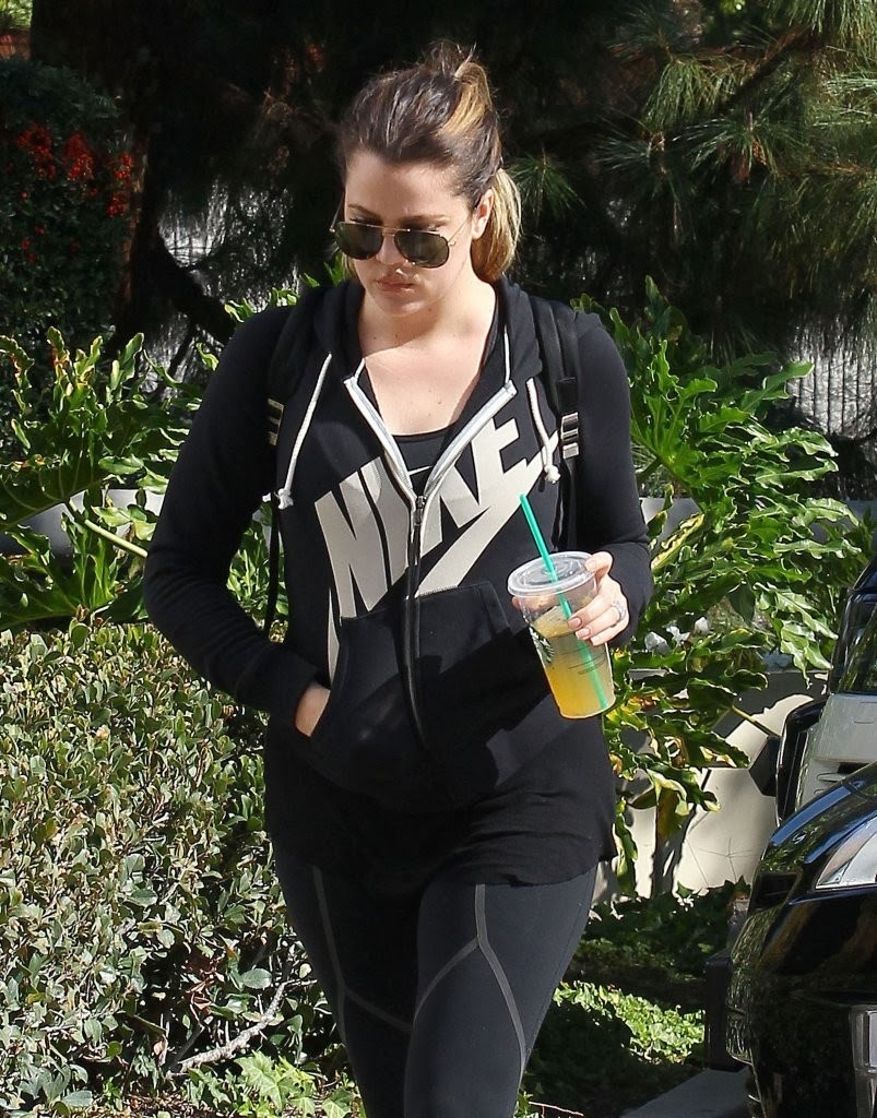 Celeb Diary: Khloe Kardashian in Woodland Hills, California