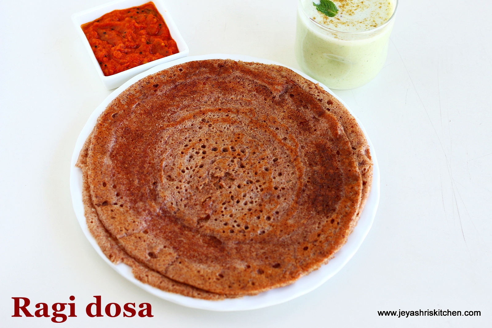 RAGI DOSA RECIPE MILLET RECIPES Jeyashri's Kitchen