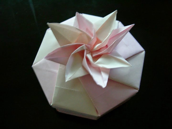 origami instructions art and craft ideas origami flower box