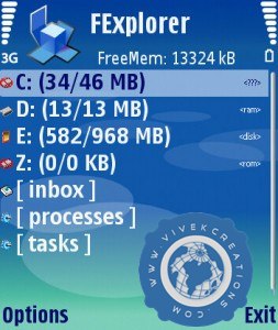 FExplorer For Unlocking the password of memory cards