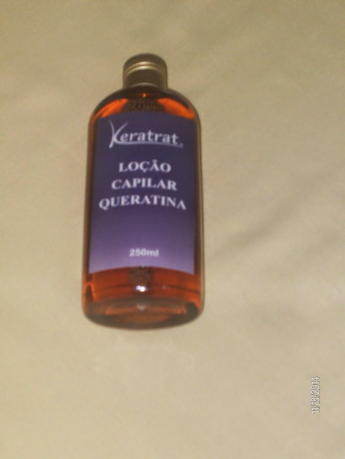 Queratina Hidrolisada embalagem com 250 ml  - R$ 70,00