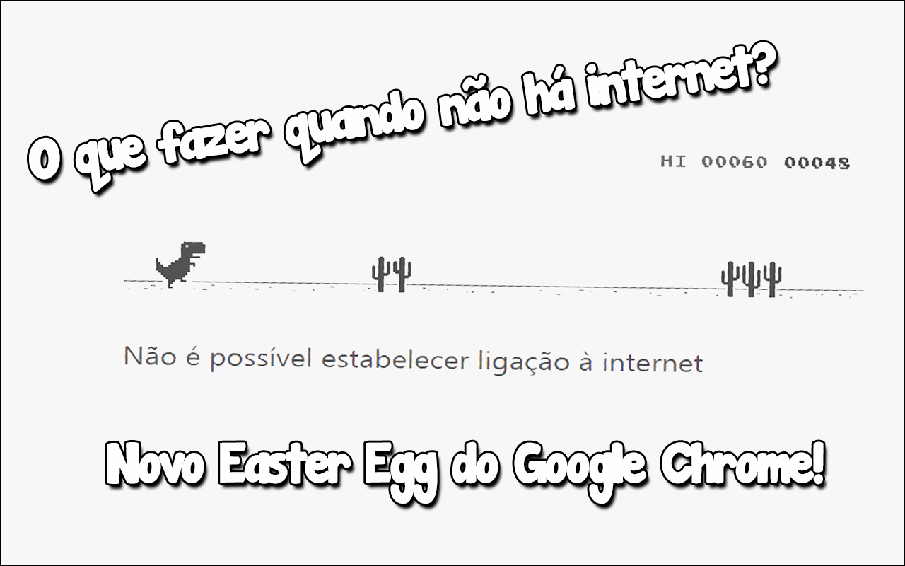 Joguinho que serve de Easter Egg no Google Chrome ficou ainda mais