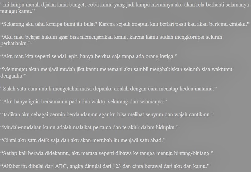 Related to Kata Kata Gombal Lucu Romantis 2014 | Kumpulan Tempat