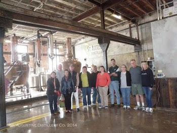 Here is our group picture from the St Augustine Distillery