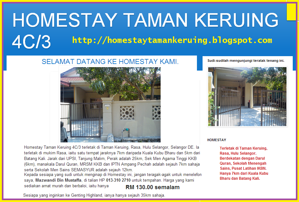 HOMESTAY TAMANKERUING